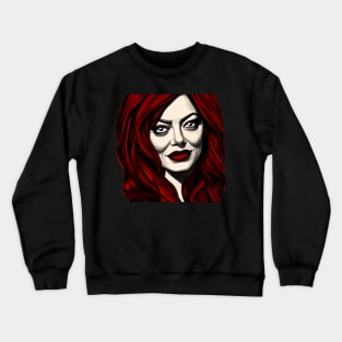 Emma Stone Cartoon Crewneck Sweatshirt